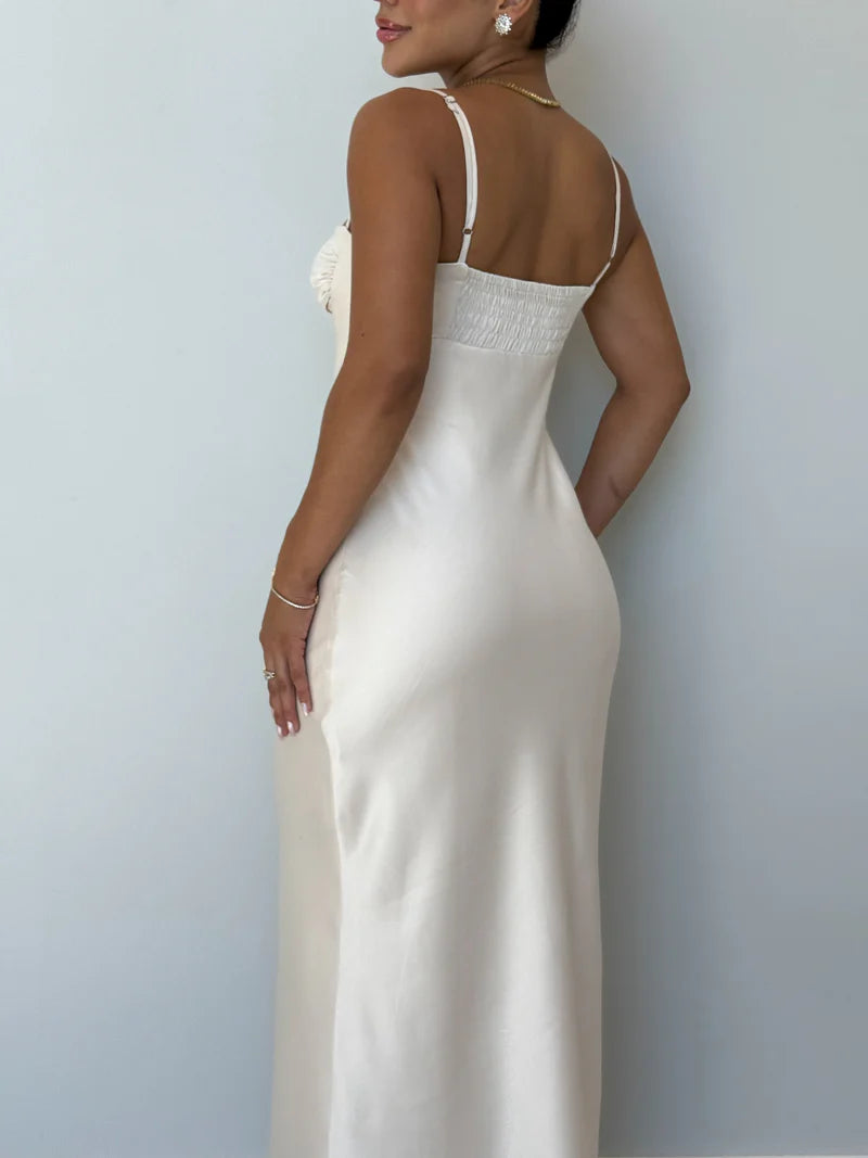 Vestido Acetinado Helena