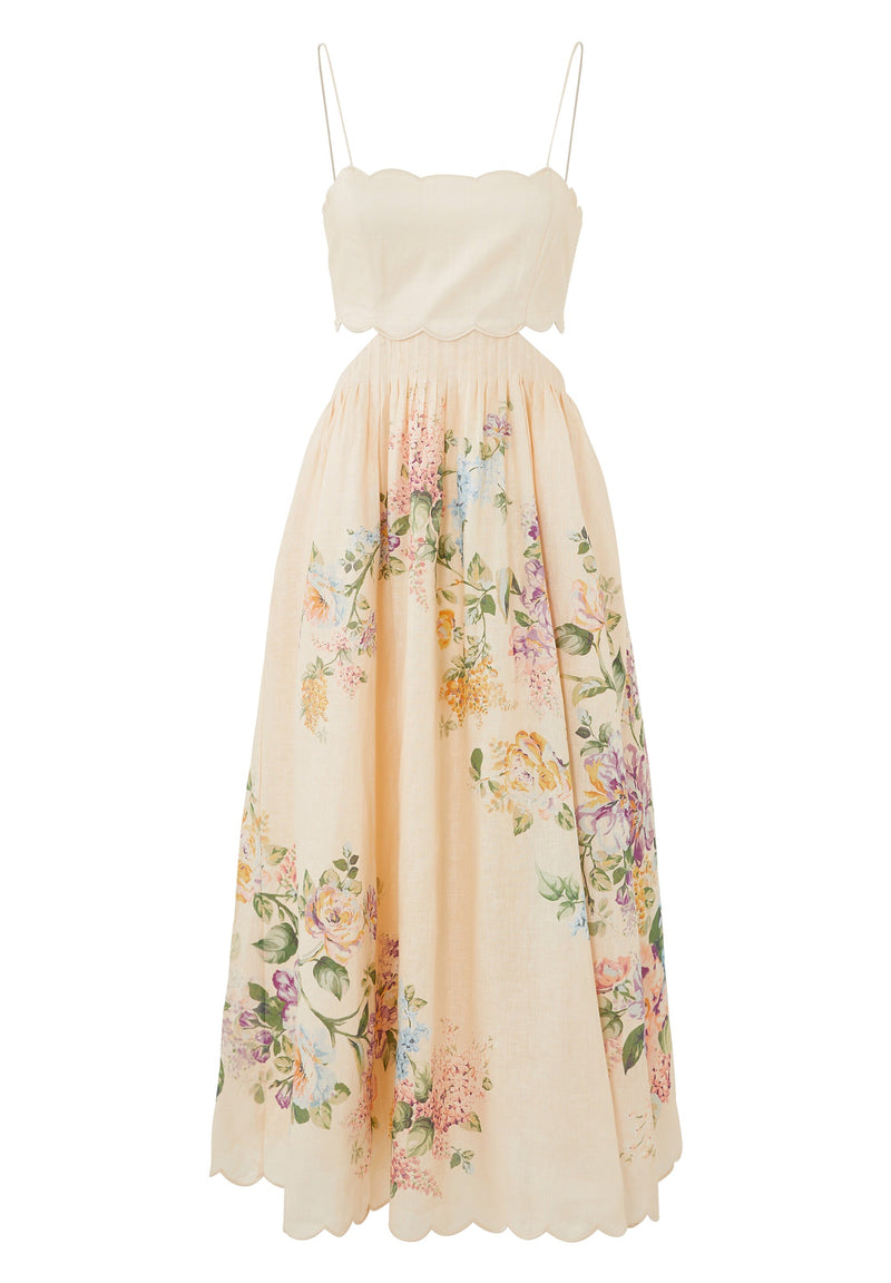 Vestido midi Vieira