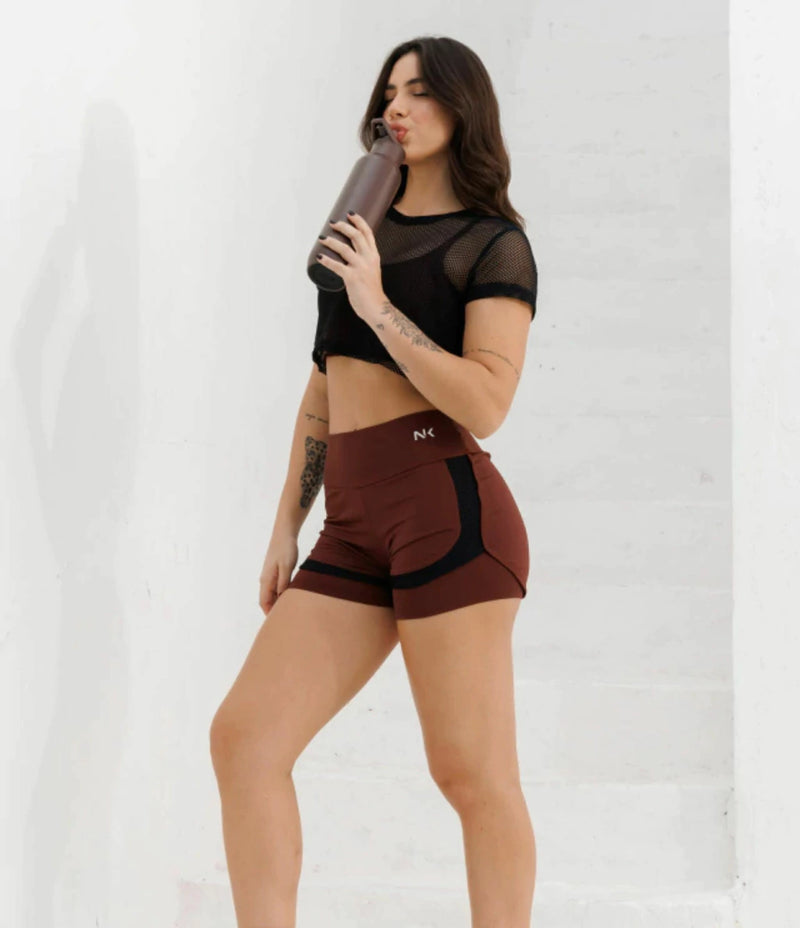 Trio Conjunto 3 Peças Short Duplo