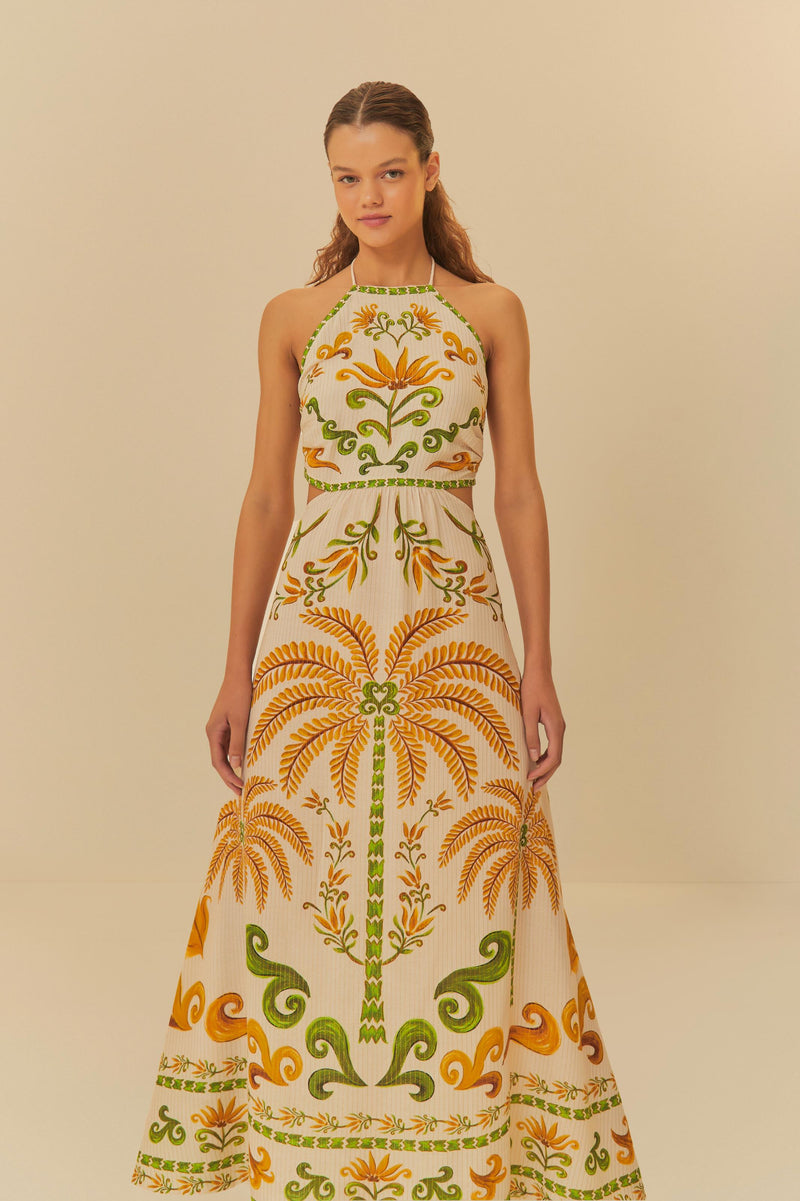 Vestido Cropped Milani Estampado