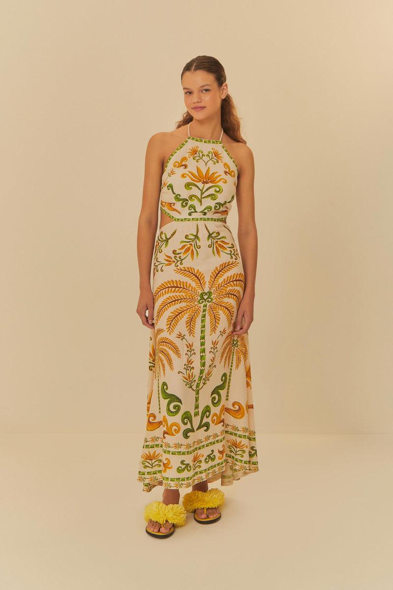 Vestido Cropped Milani Estampado