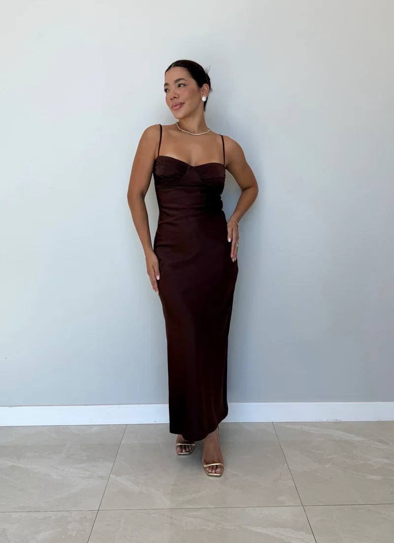 Vestido Acetinado Helena