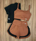 Conjunto 3 Peças Short Duplo.