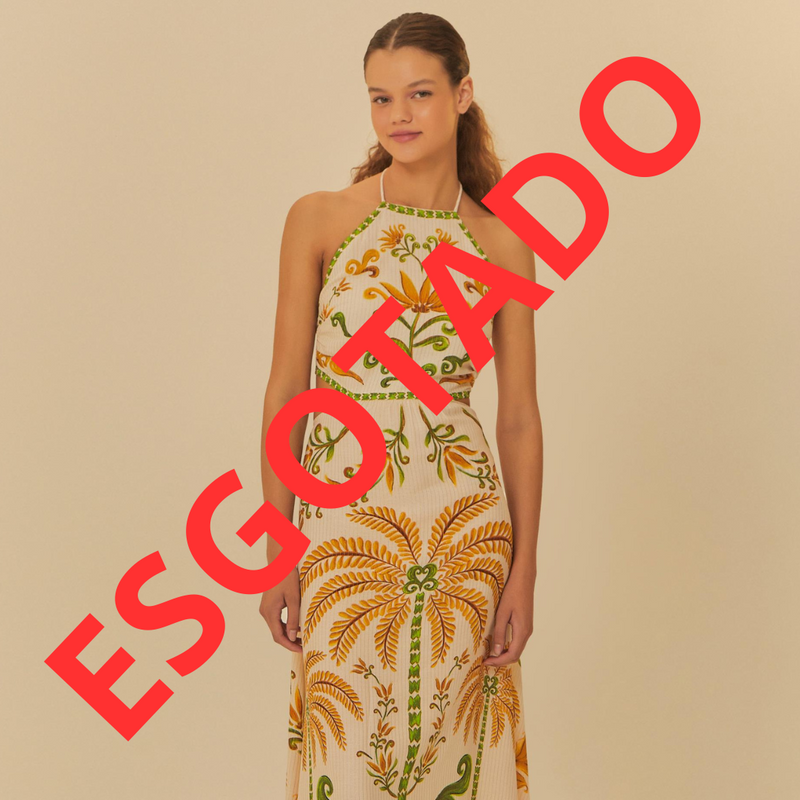 Vestido Cropped Milani Estampado