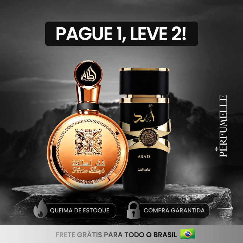 PROMOÇÃO COMPRE 1 LEVE 2 - Lattafa Fakhar,  Assad Lattafa - Queima de Estoque 🔥 - 100ml Cada