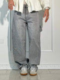 Calça Jeans Demin Ballon