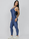Macacão fitness shine