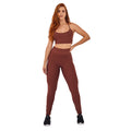 Conjunto Feminino Academia Top e Legging Com Bolso