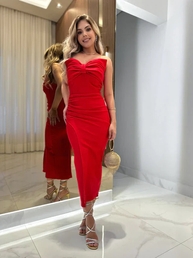 Vestido Prada Laço