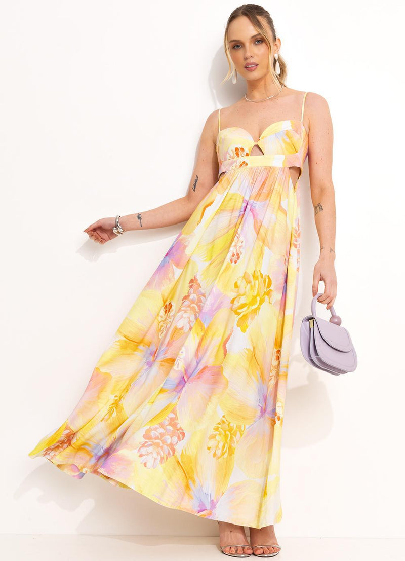 Vestido Longo Caribe Off White