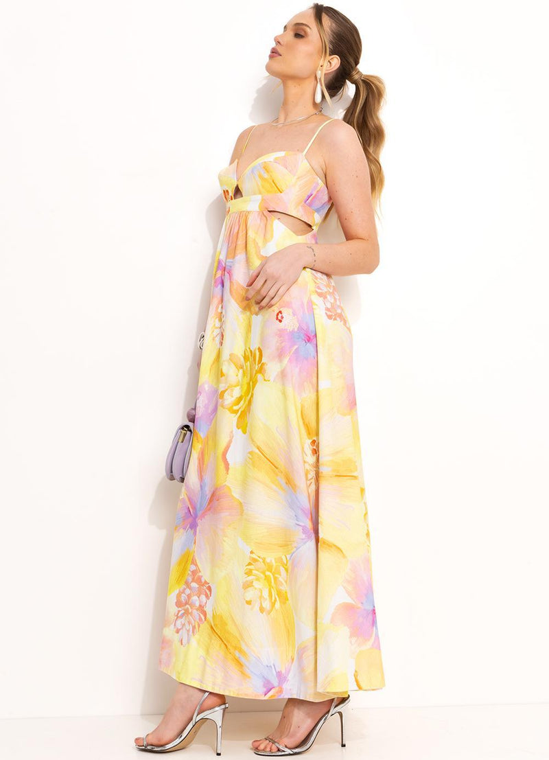 Vestido Longo Caribe Off White